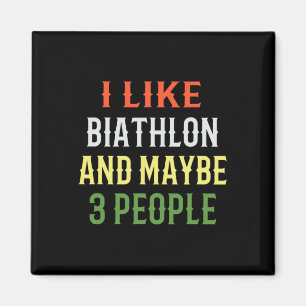 Retro Biathlon Design ist wie Biathlon und viellei Magnet
