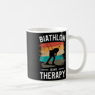 Retro Biathlon ist mein Therapiebiathlet Kaffeetasse