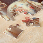 Retro Bichon Frisé Painting Puzzle (Seite)