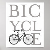 Retro Bicycle Poster (Vorne)