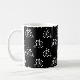 Retro Bicycle Seamless Pattern Kaffeetasse
