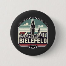 Retro Bielefeld Skyline