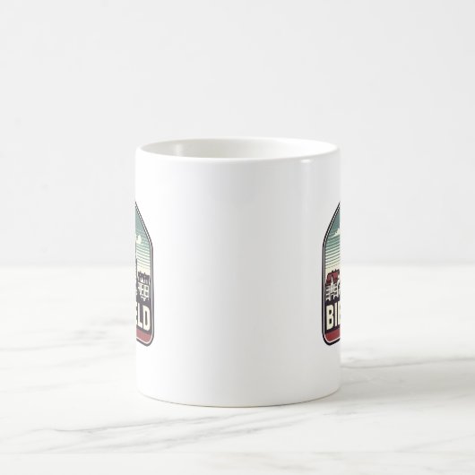 Retro Bielefeld Skyline Kaffeetasse (Mittel)
