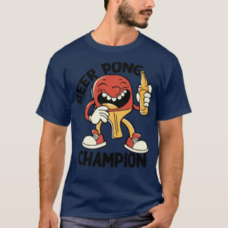 Retro-Bier-Pong-Champion-Vintage-Ping-Pong-Schläge T-Shirt
