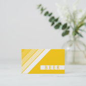 Retro-BIER Visitenkarte (Stehend Vorderseite)