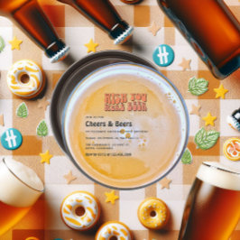 Retro-Bier zum Thema Geburtstagsparty Einladung