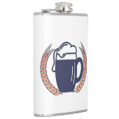 Retro-Bierkrug Flachmann (Rechts)