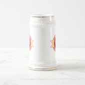 Retro-Bierlogo Stein Bierglas (Mittel)