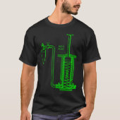 Retro-Bierpumpe T-Shirt (Vorderseite)
