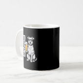 Retro-Bierwitz-Bar-Pub-Crawl-Party Männer - Lustig Kaffeetasse (Vorderseite Links)