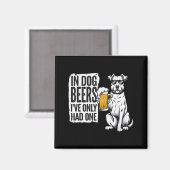 Retro-Bierwitz-Bar-Pub-Crawl-Party Männer - Lustig Magnet (Vorderseite/Rückseite)
