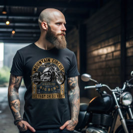 Retro Big Bend Motorrad T-Shirt