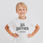 Retro Big Brother Kleinkind T-shirt<br><div class="desc">Machen Sie Big Brother mit einem dieser niedlichen Retro-Shirts zum besonderen Gefühl.</div>