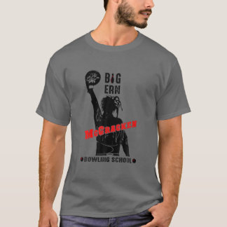 Retro Big Ern Makracken Bowling School, Blume Bow T-Shirt