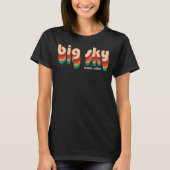 Retro Big Sky Ski T-Shirt (Vorderseite)