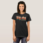 Retro Big Sky Ski T-Shirt (Vorne ganz)