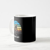 Retro Bigfoot Be Legendary Motivational  Kaffeetasse (Vorderseite Links)