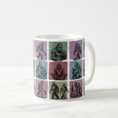 Retro Bigfoot Drinkware Vintage Sasquatch Gift Kaffeetasse (VorderseiteRechts)