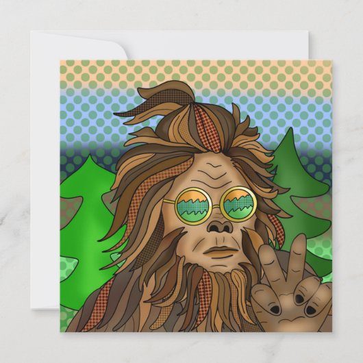 Retro-Bigfoot | Pop Art Sasquatch (Vorderseite)