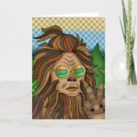Retro-Bigfoot | Pop Art Sasquatch Geburtstag
