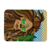 Retro-Bigfoot | Pop Art Sasquatch Magnet (Horizontal)