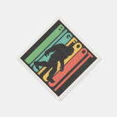 Retro-Bigfoot Serviette (Ecke)