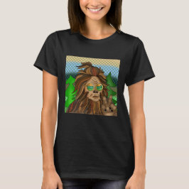 Retro-Bigfoot | Vintag Colors Sasquatch Pop Art Ar T-Shirt