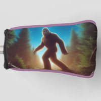 Retro Bigfoot Vintage Sasquatch Berge Postkarte