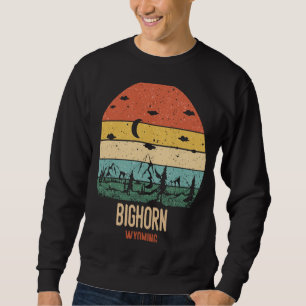 Retro Bighorn Wyoming Mountains Wandern Vintage So Sweatshirt