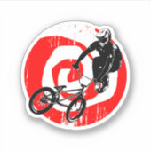 Retro Bike Aufkleber (Vorderseite)
