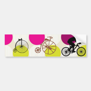 Retro Bike Autoaufkleber