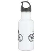 Retro Bike Flasche Trinkflasche (Rückseite)