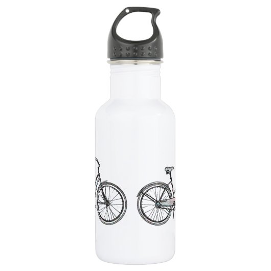 Retro Bike Flasche Trinkflasche (Vorderseite)
