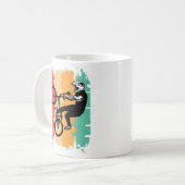 Retro Bike Kaffeetasse (Vorderseite Links)