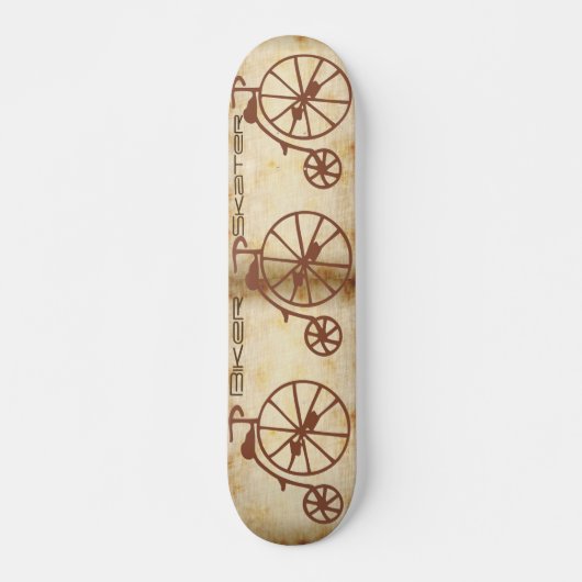 Retro Bike Skateboard (Vorne)