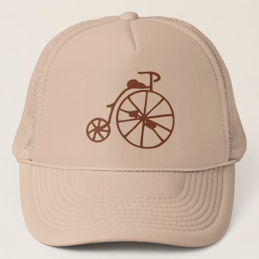 Retro Bike Truckerkappe (Vorderseite)