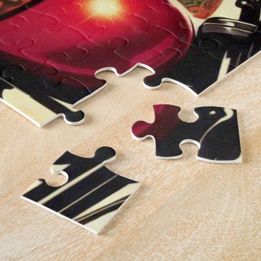 Retro-Biker-Button Puzzle (Seite)