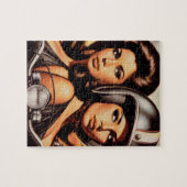 Retro Biker Girls Puzzle (Horizontal)