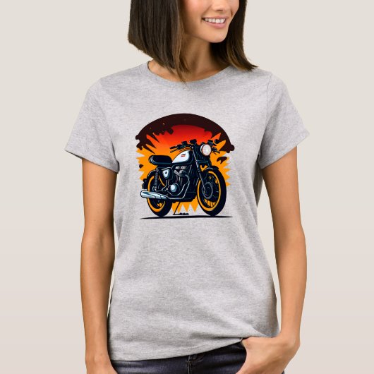 Retro Biker T-Shirt (Vorderseite)