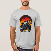 Retro Biker T-Shirt (Vorderseite)