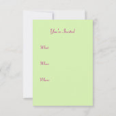 Retro Bikini Summer Pool GRILLEN Party Einladungen (Rückseite)