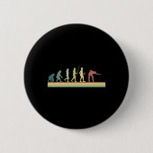 Retro Billiards Evolution Lover Gift Pool Sn Button (Vorderseite)