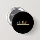 Retro Billiards Evolution Lover Gift Pool Sn Button (Vorne & Hinten)
