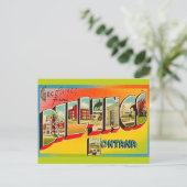 Retro Billings MT Grußkarte Postkarte (Stehend Vorderseite)
