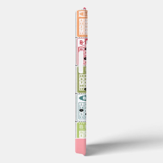 Retro Bingo Case-Mate iPhone Hülle (Rückseite / Rechts)