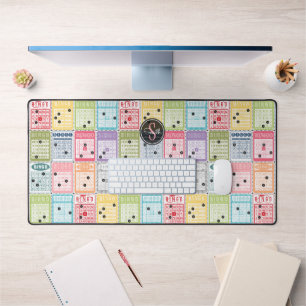 Retro Bingo Schreibtischunterlage