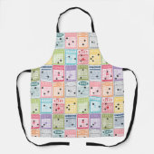Retro Bingo Schürze (Vorderseite)