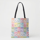 Retro Bingo Tasche (Vorderseite)
