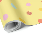 Retro Bio Polka Dot Inspiriert von Palm Springs Geschenkpapier (Rolleneckpunkt)