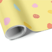 Retro Bio Polka Dot Inspiriert von Palm Springs Geschenkpapier (Rolleneckpunkt)